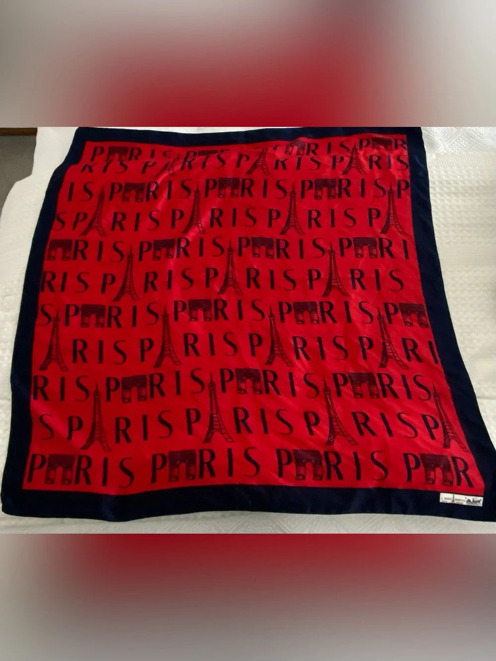 Collectible Scarf Signed 